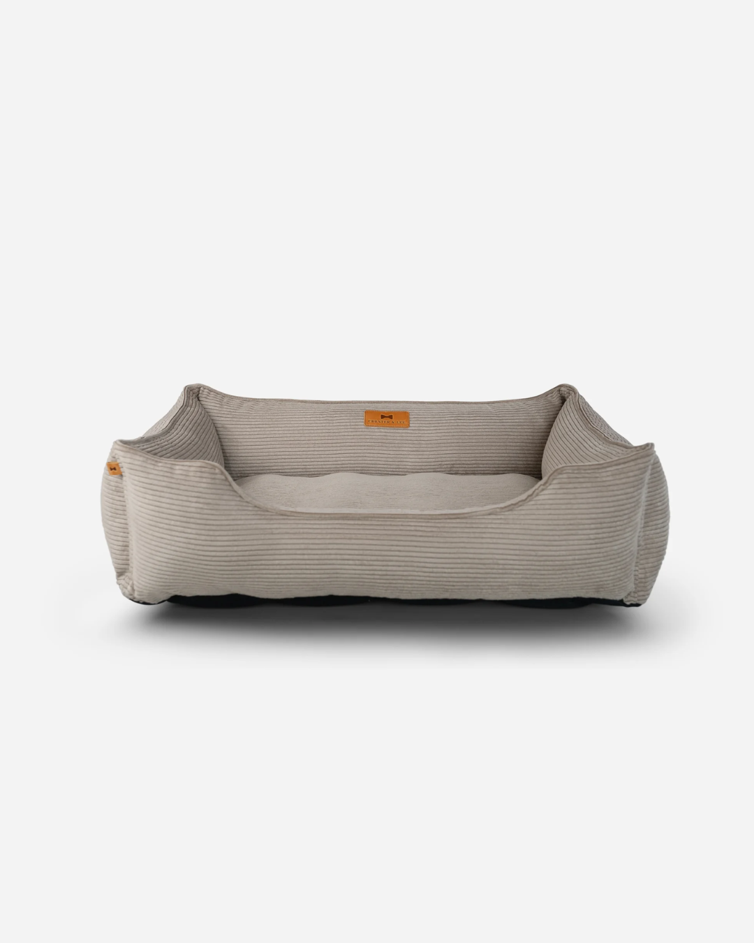 Chester & Lee |Corduroy Sleeper Dog Bed Taupe