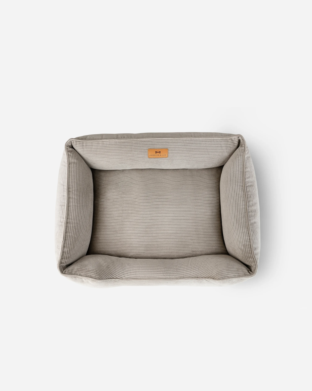 Chester & Lee |Corduroy Sleeper Dog Bed Taupe