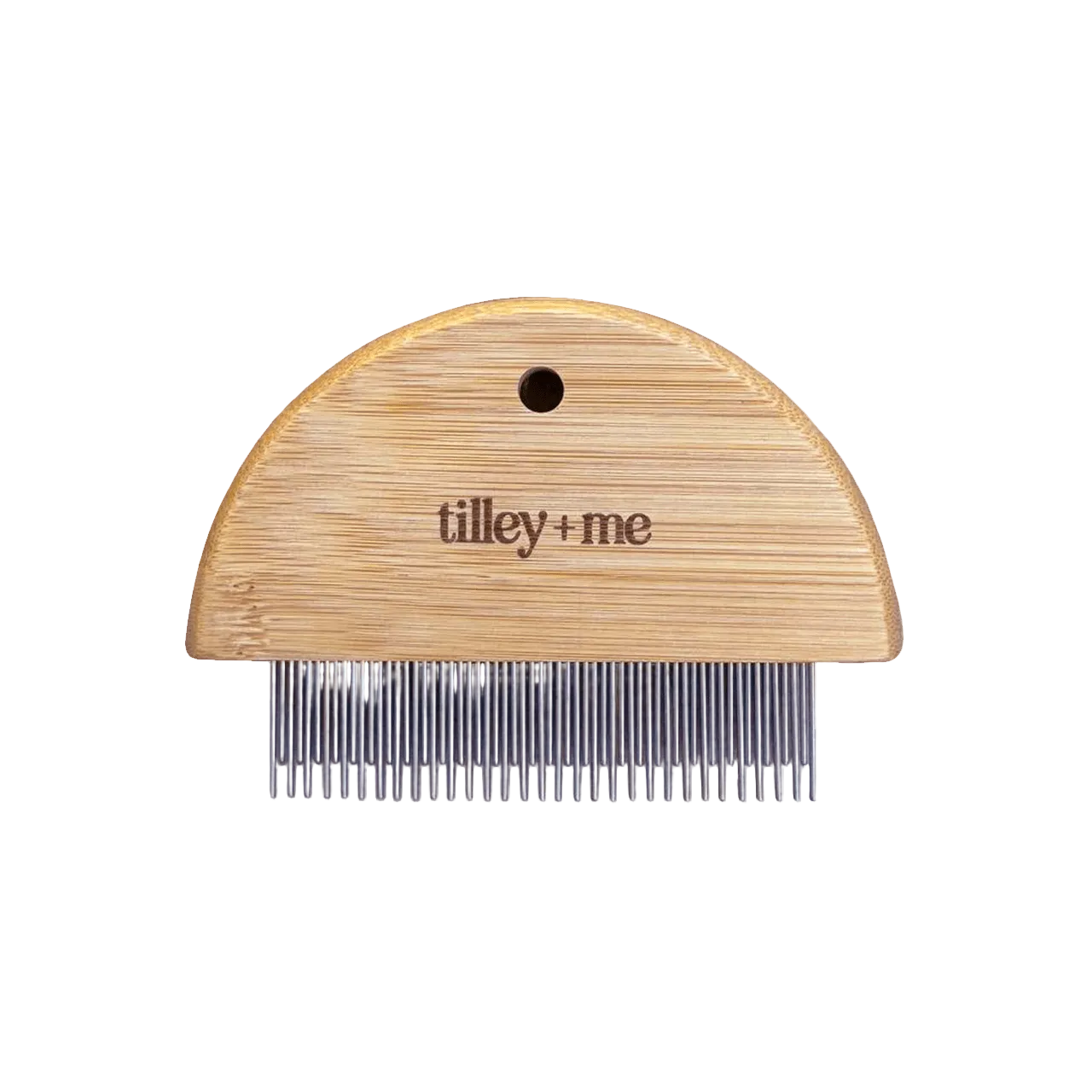 Tilley + Me Bamboo Flea Comb for Dogs & Cats – Gentle & Eco-Friendly