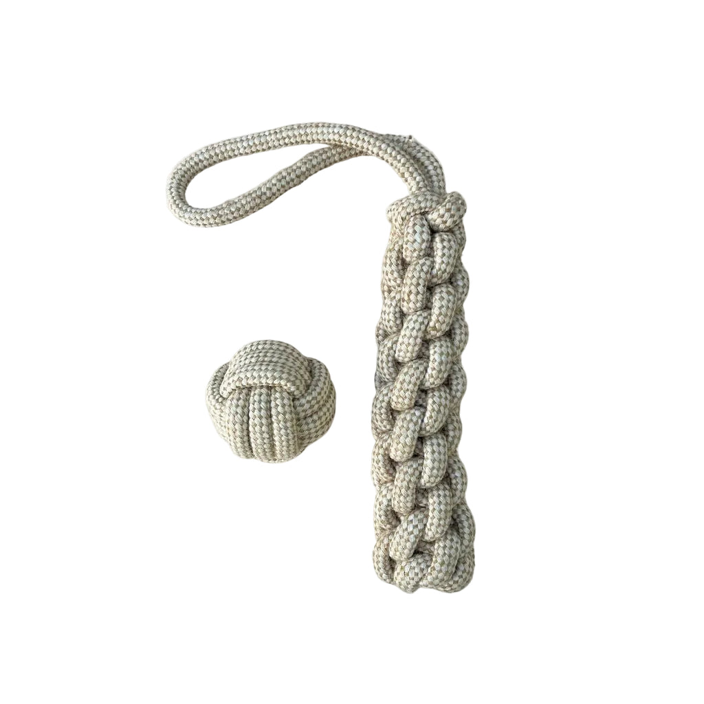 Tilley + Me Indestructible Hemp Rope Tug Toy