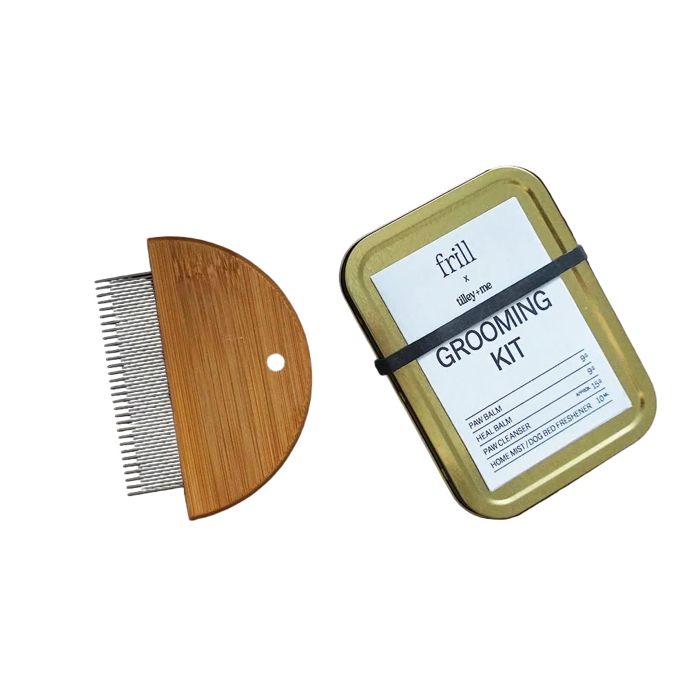 Tilley + Me Bamboo Flea Comb for Dogs & Cats – Gentle & Eco-Friendly
